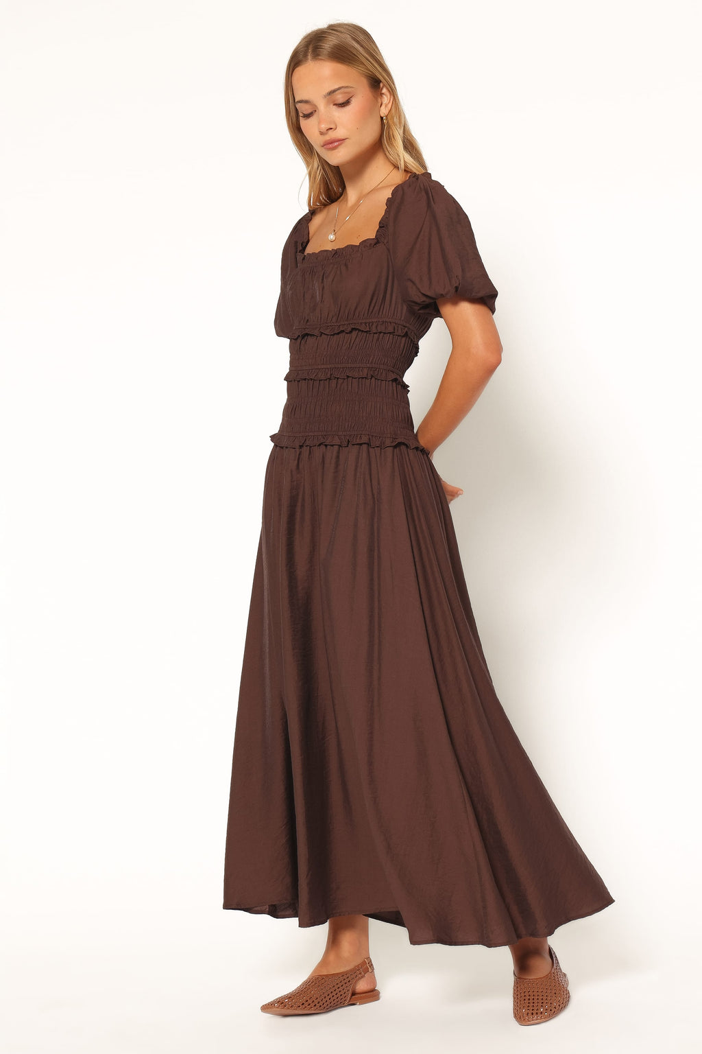 Maxi Dress - Brown
