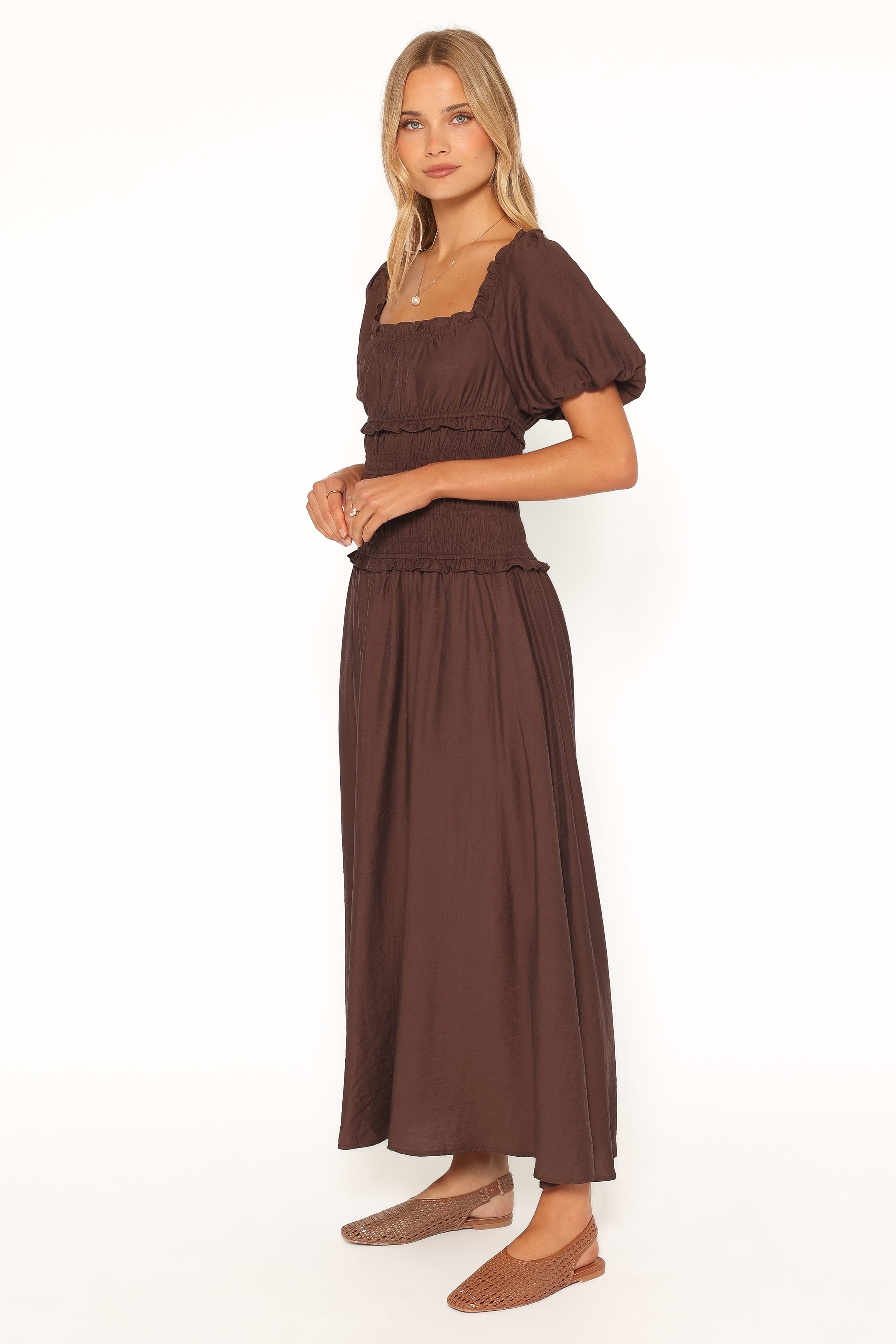 Maxi Dress - Brown