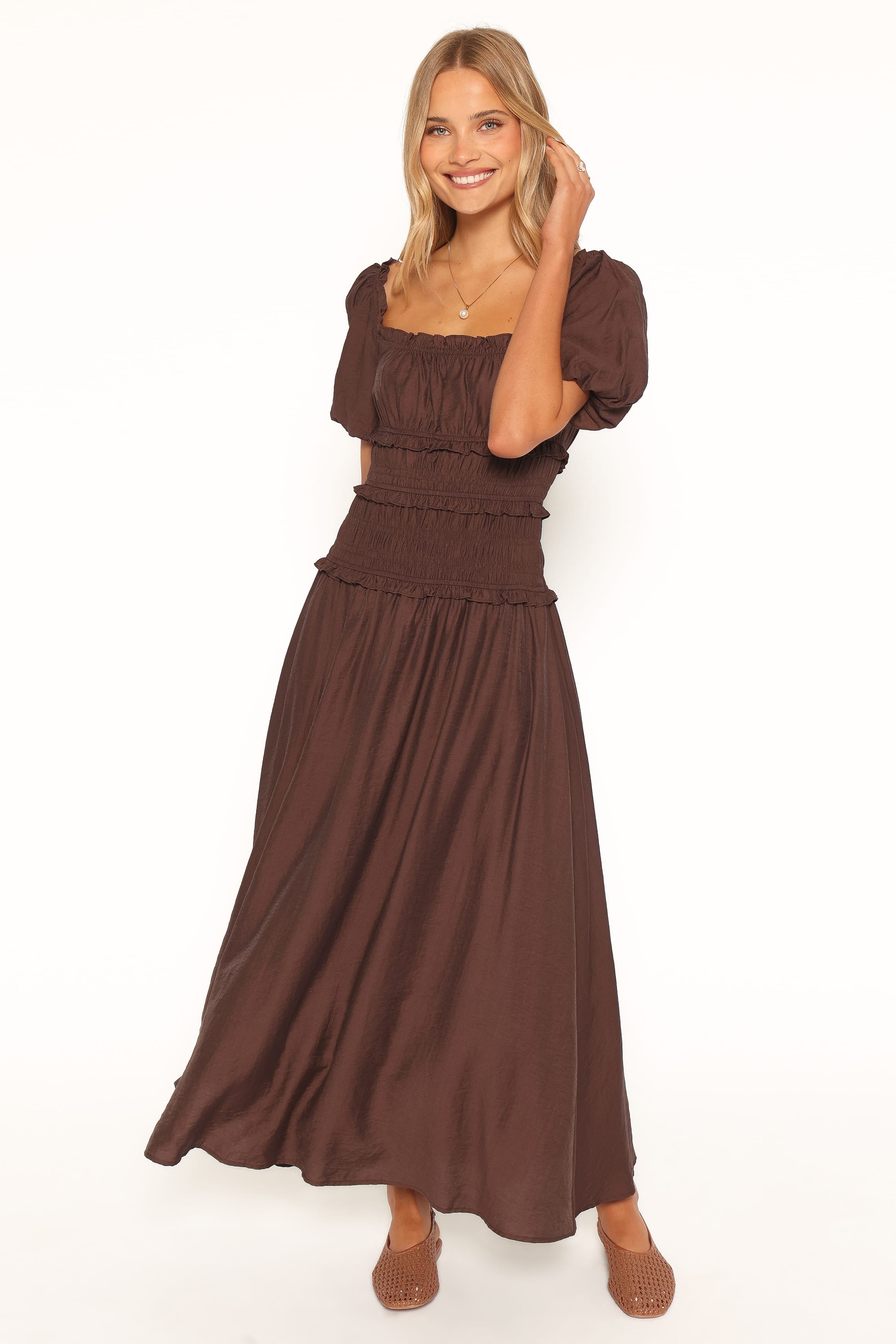 Maxi Dress - Brown