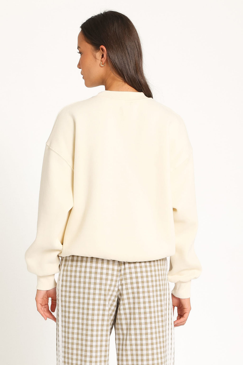 Bow Sweatshirt - Cream