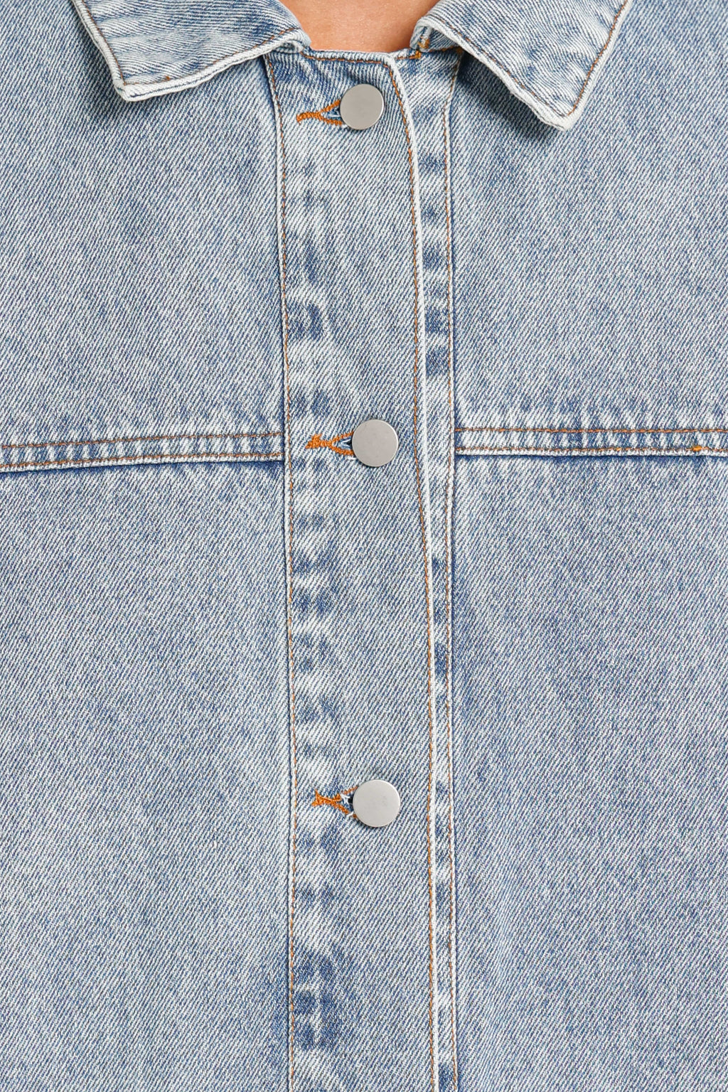 Jeansjacke – Vintage-Waschung in Blau