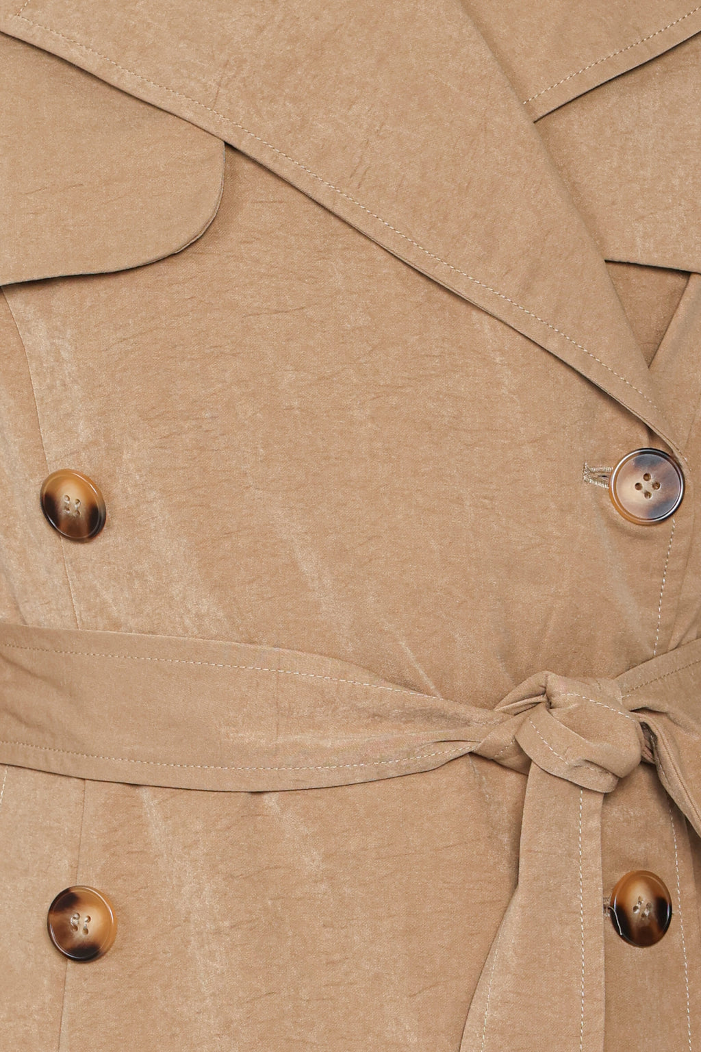 Structured Trench Coat - Khaki