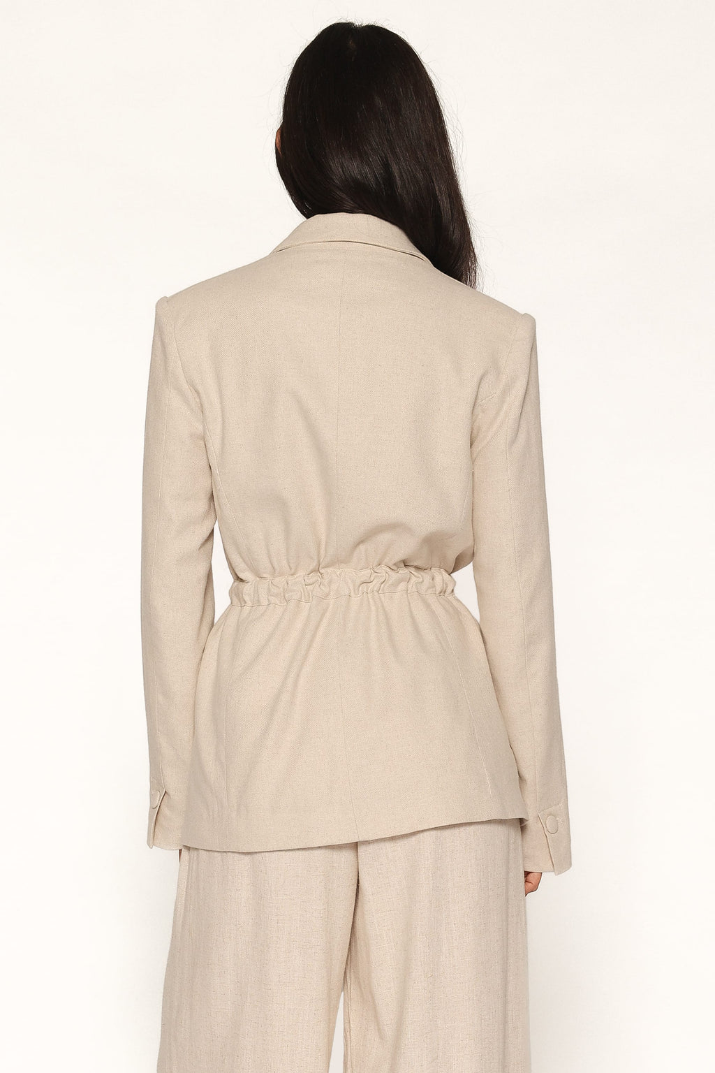 Fitted Blazer - Oatmeal