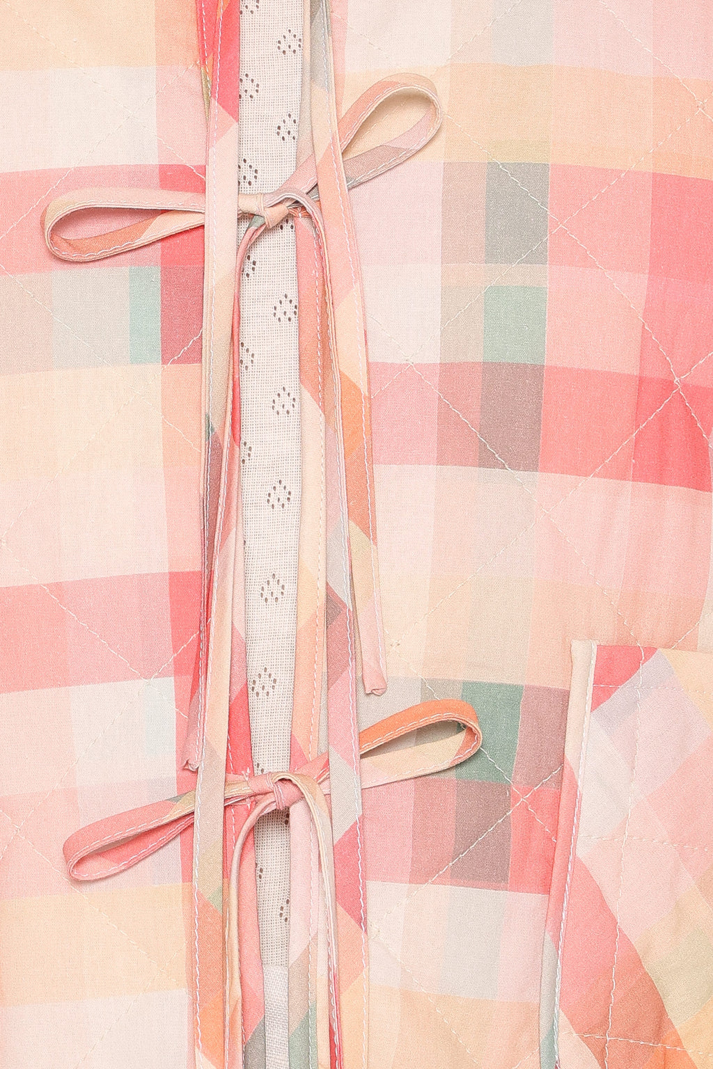 Reversible Quilted Jacket - Blue Stripe