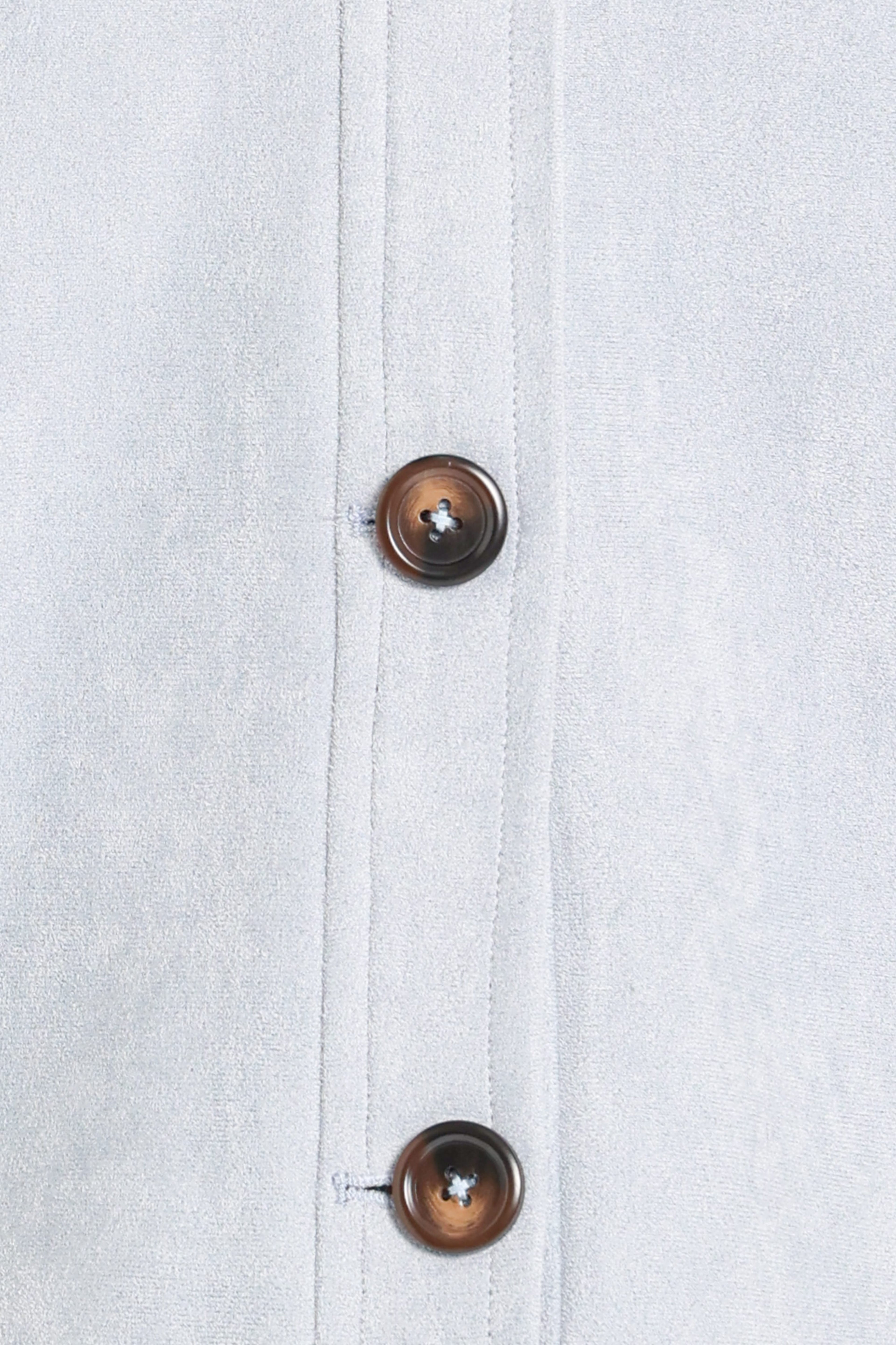 Kurze Jacke mit Puffärmeln – Babyblau