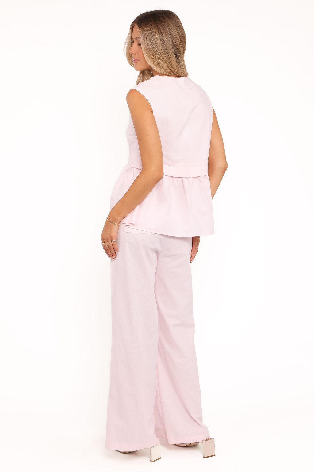 Wide Leg Pant - Pink