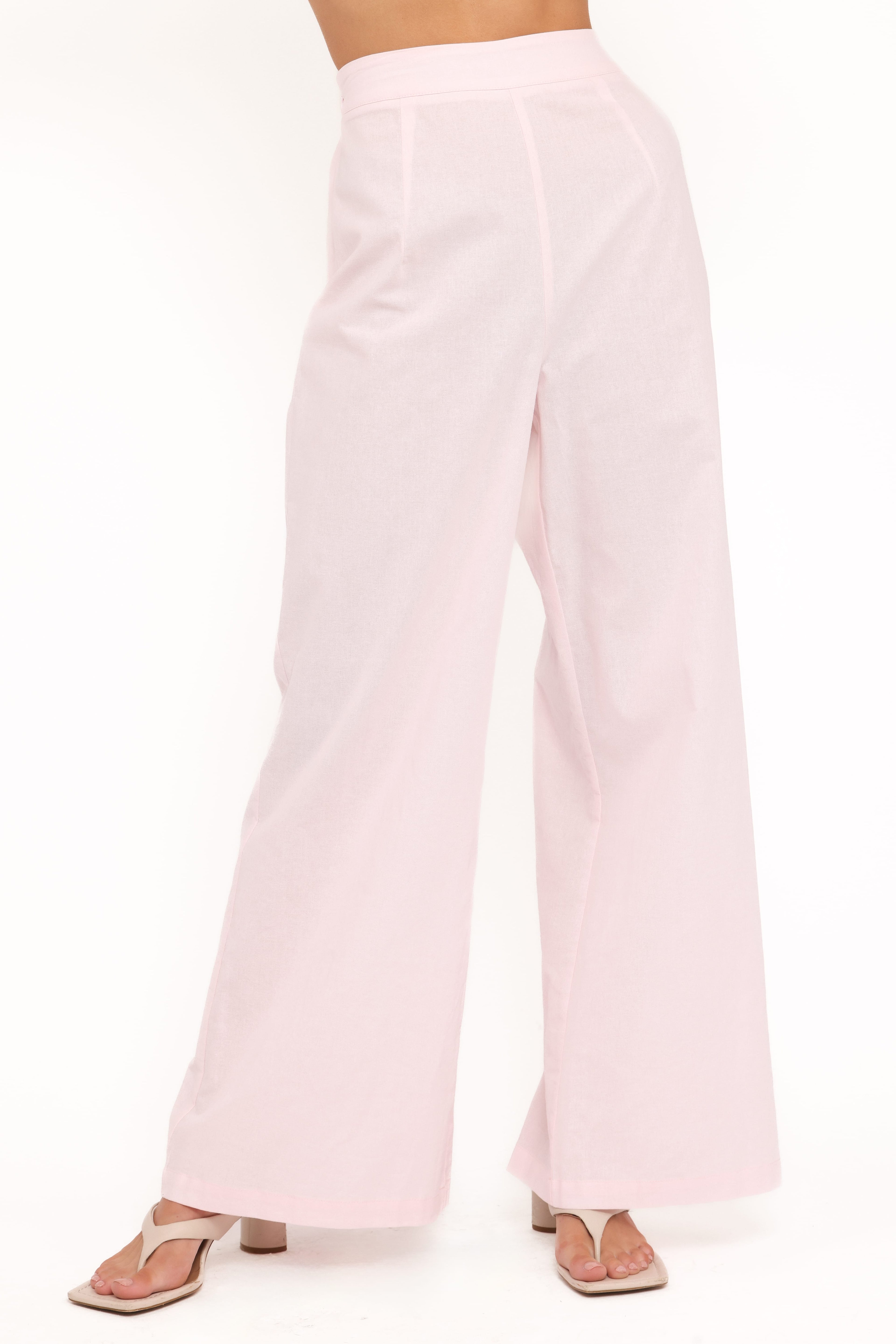 Wide Leg Pant - Pink