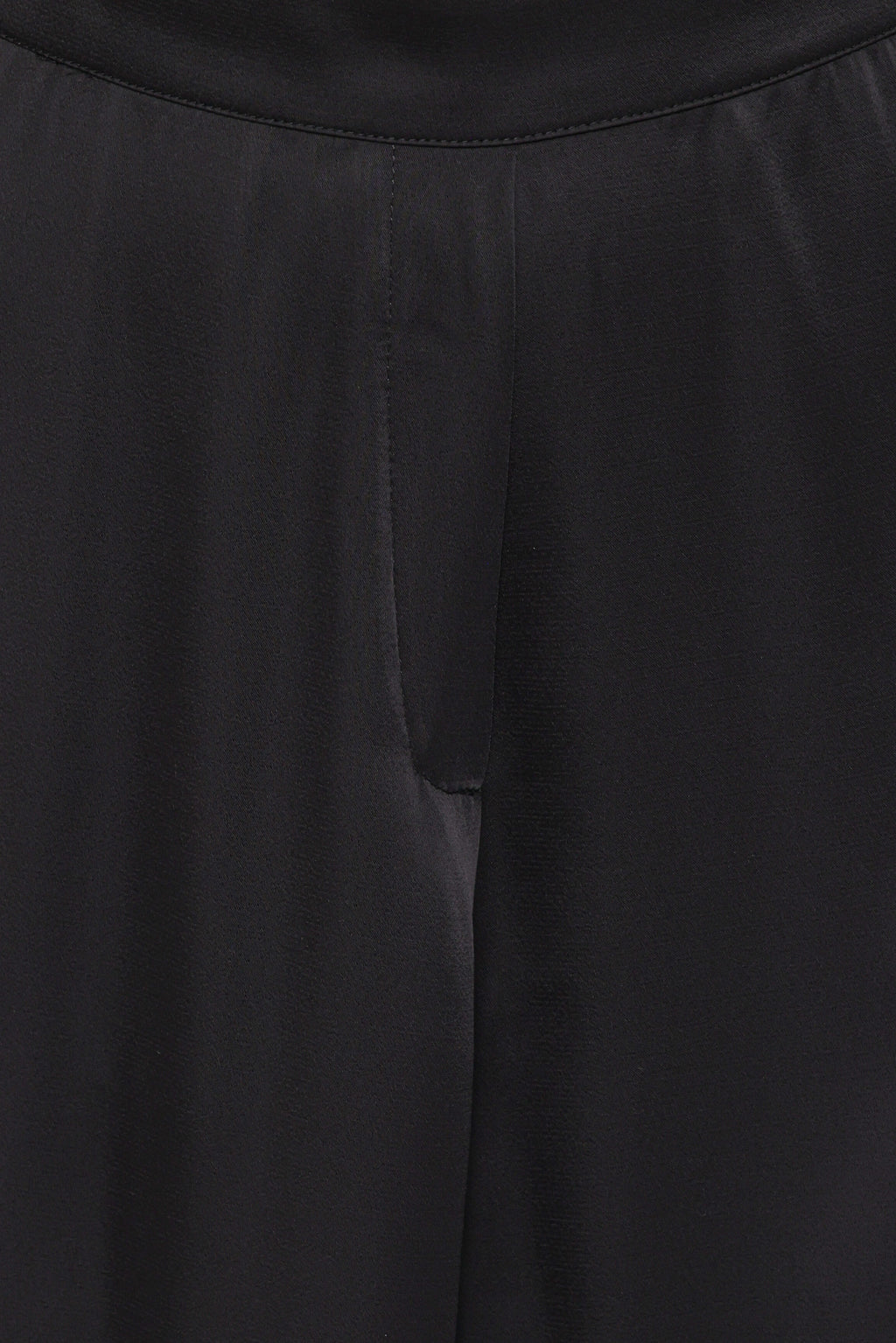 Pantalón sastre de pierna ancha - negro