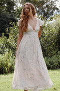 Midi Dress - Pastel Pink Floral