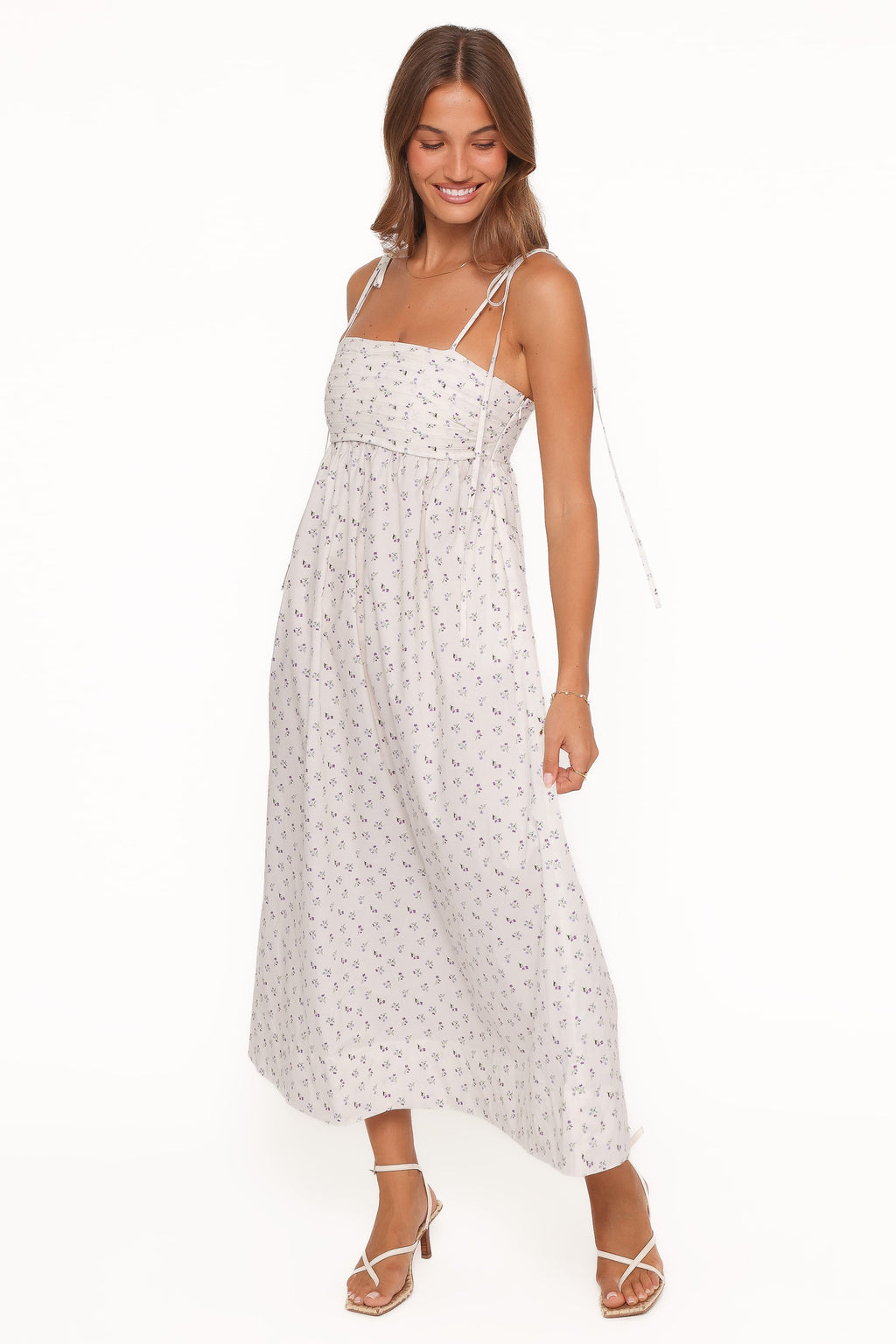Maxi Dress - Purple Floral