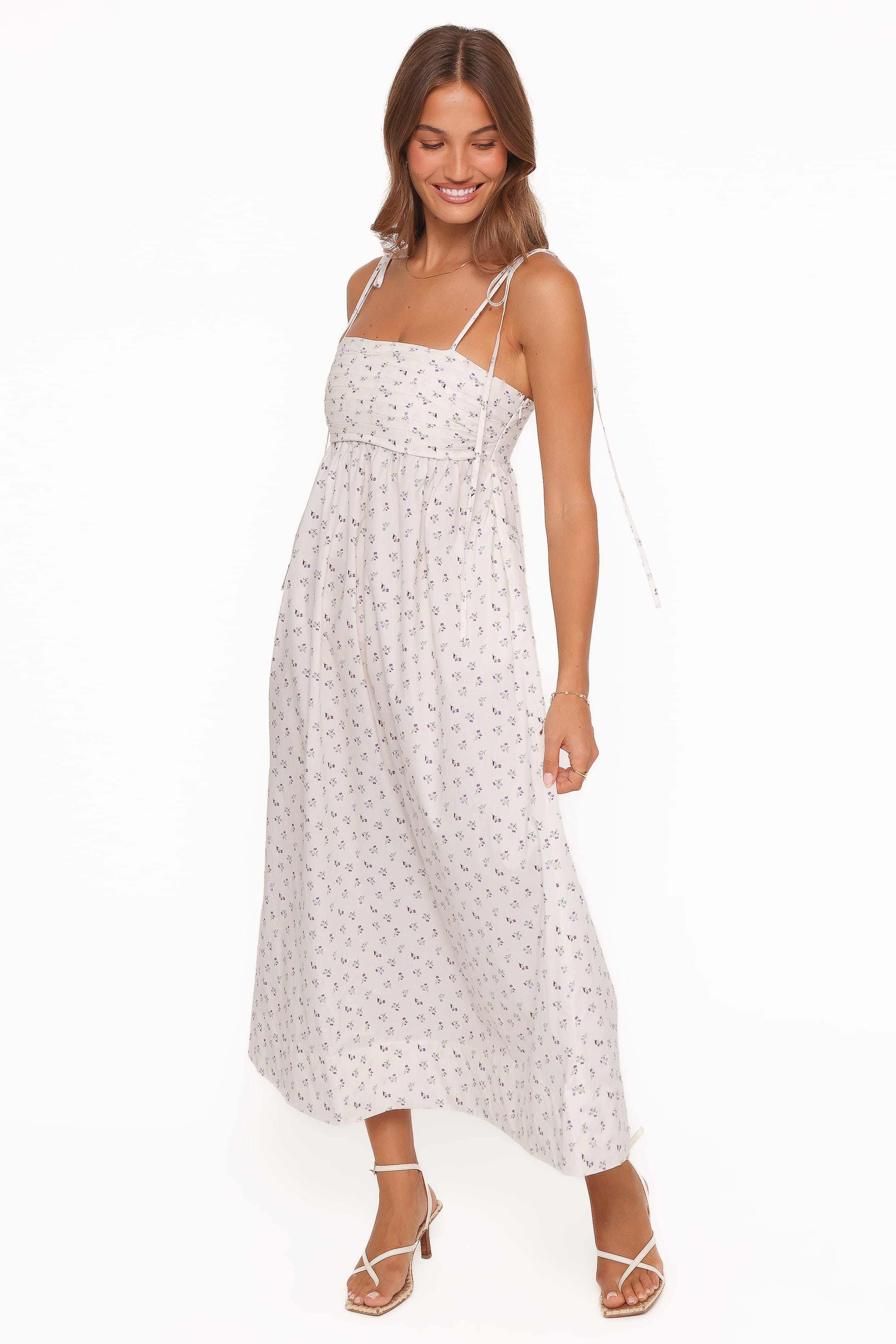 Maxi Dress - Purple Floral