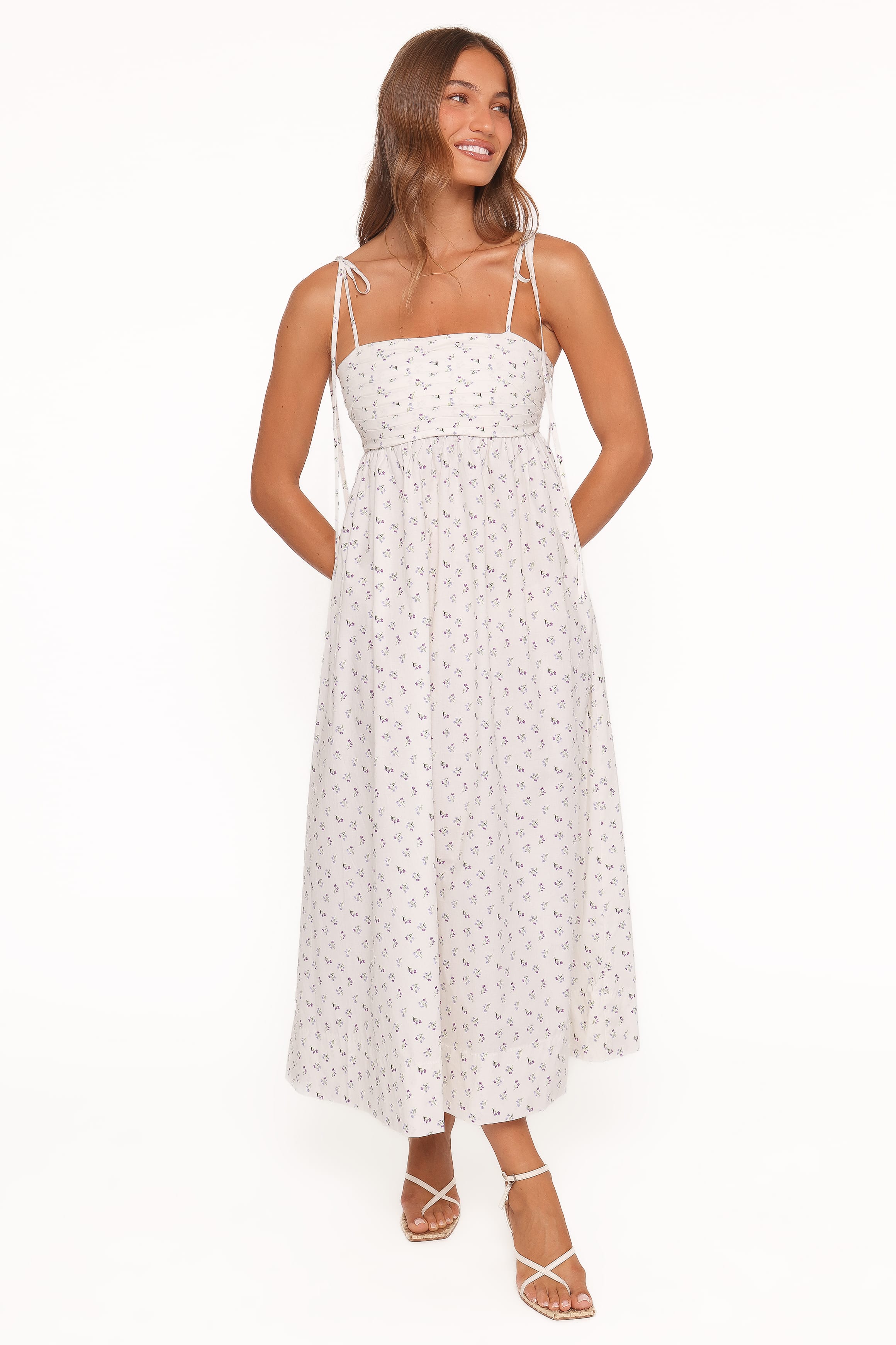Maxi Dress - Purple Floral