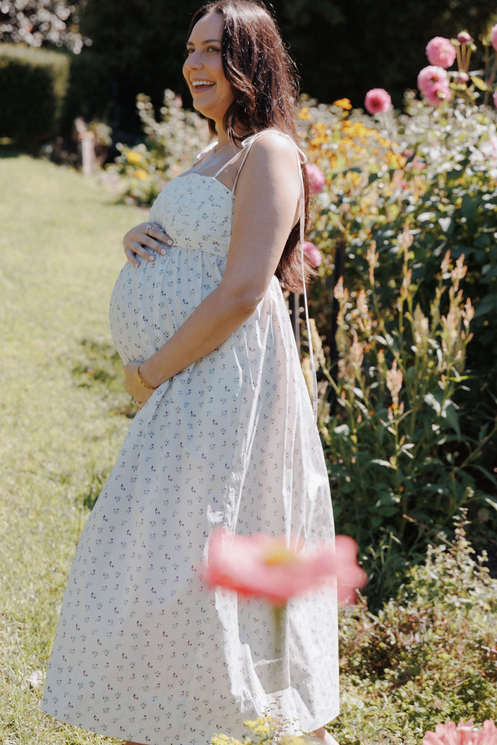 Maxi Dress - Purple Floral