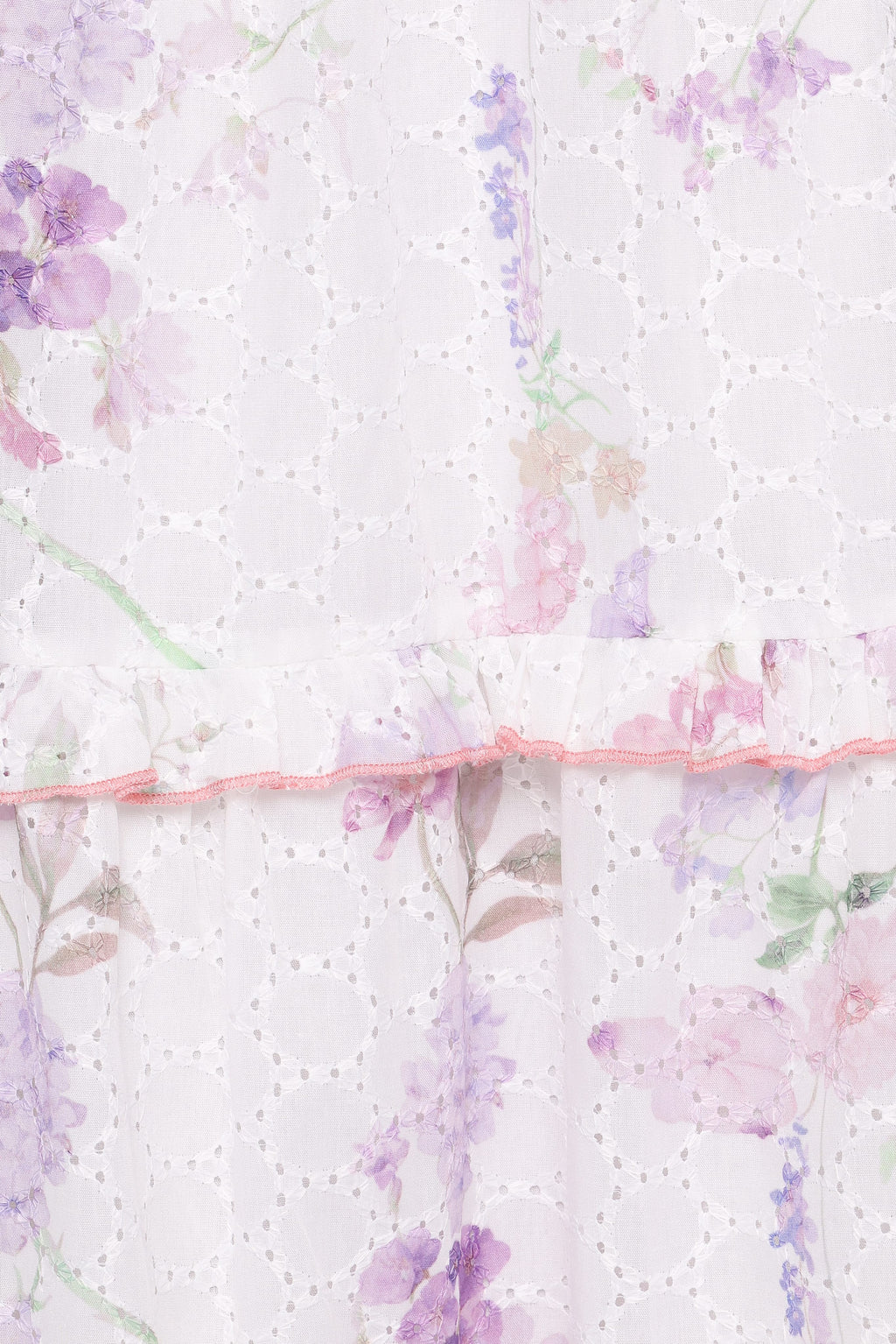Maxi Dress - Purple Floral Tiered