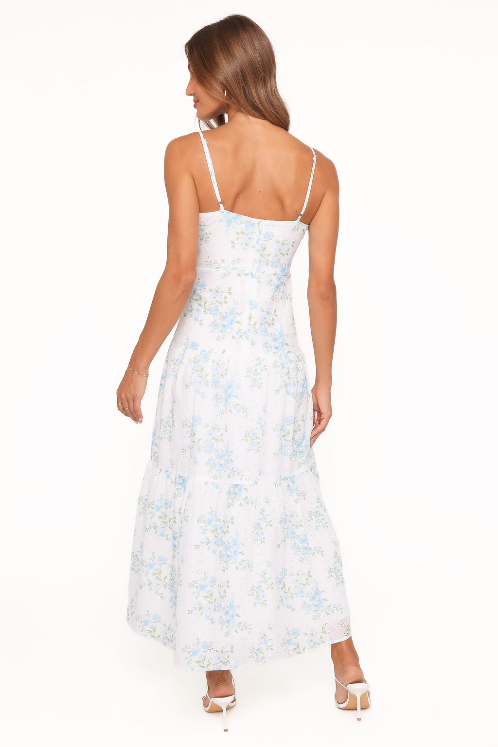 Midi Dress - Blue Floral