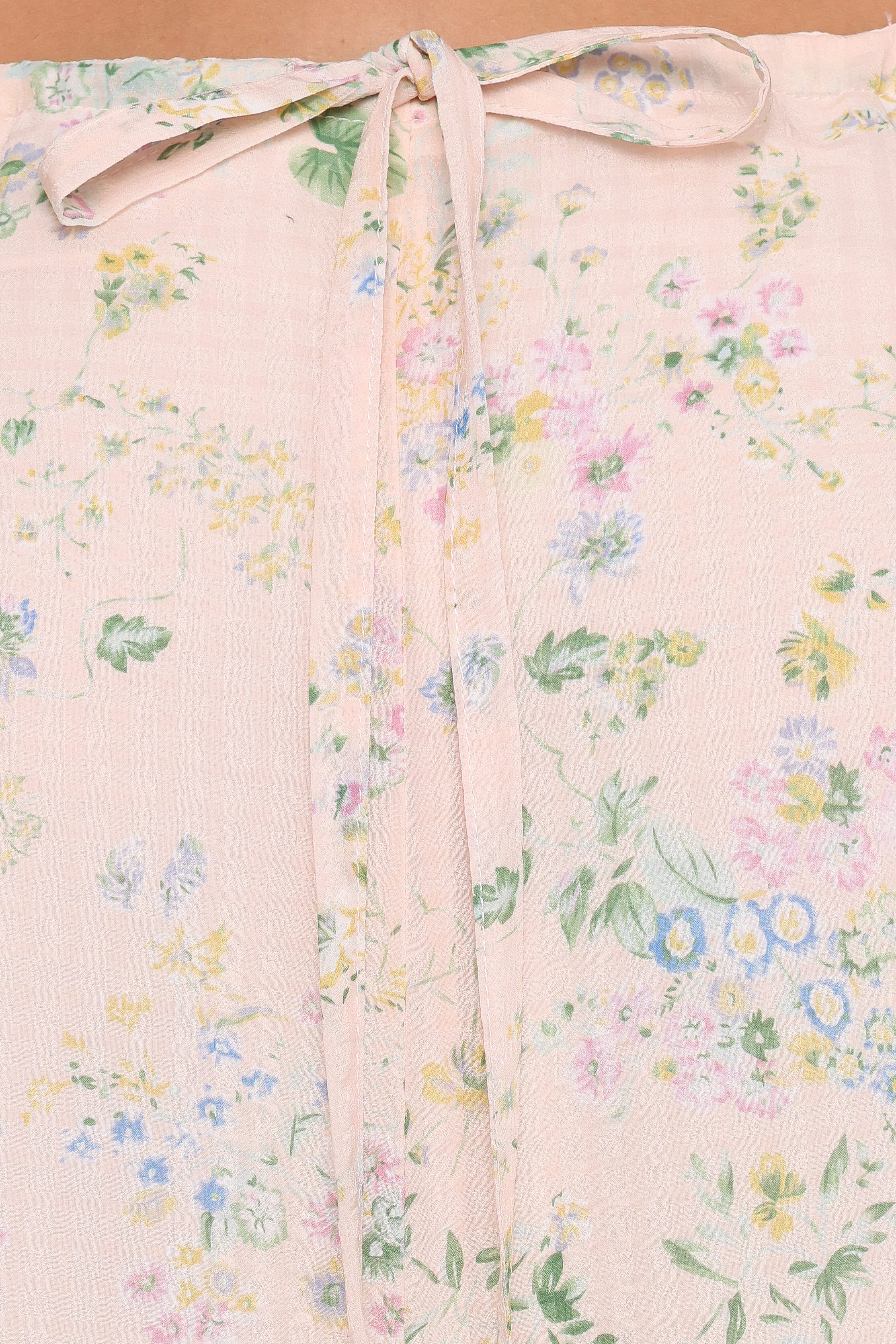 Maxi Dress - Pastel Pink Floral