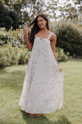 Maxi Dress - Pastel Pink Floral