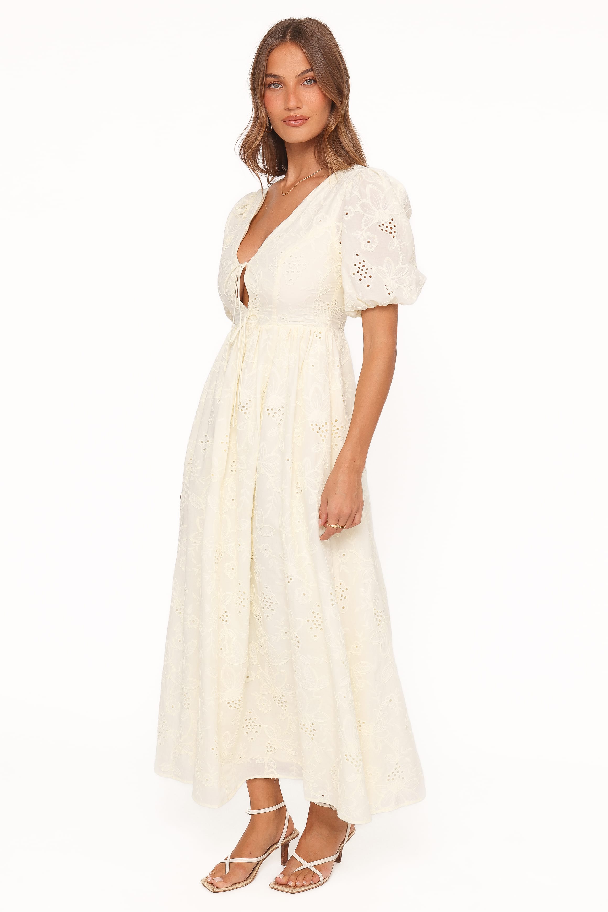 Maxi Dress - Butter Yellow Floral