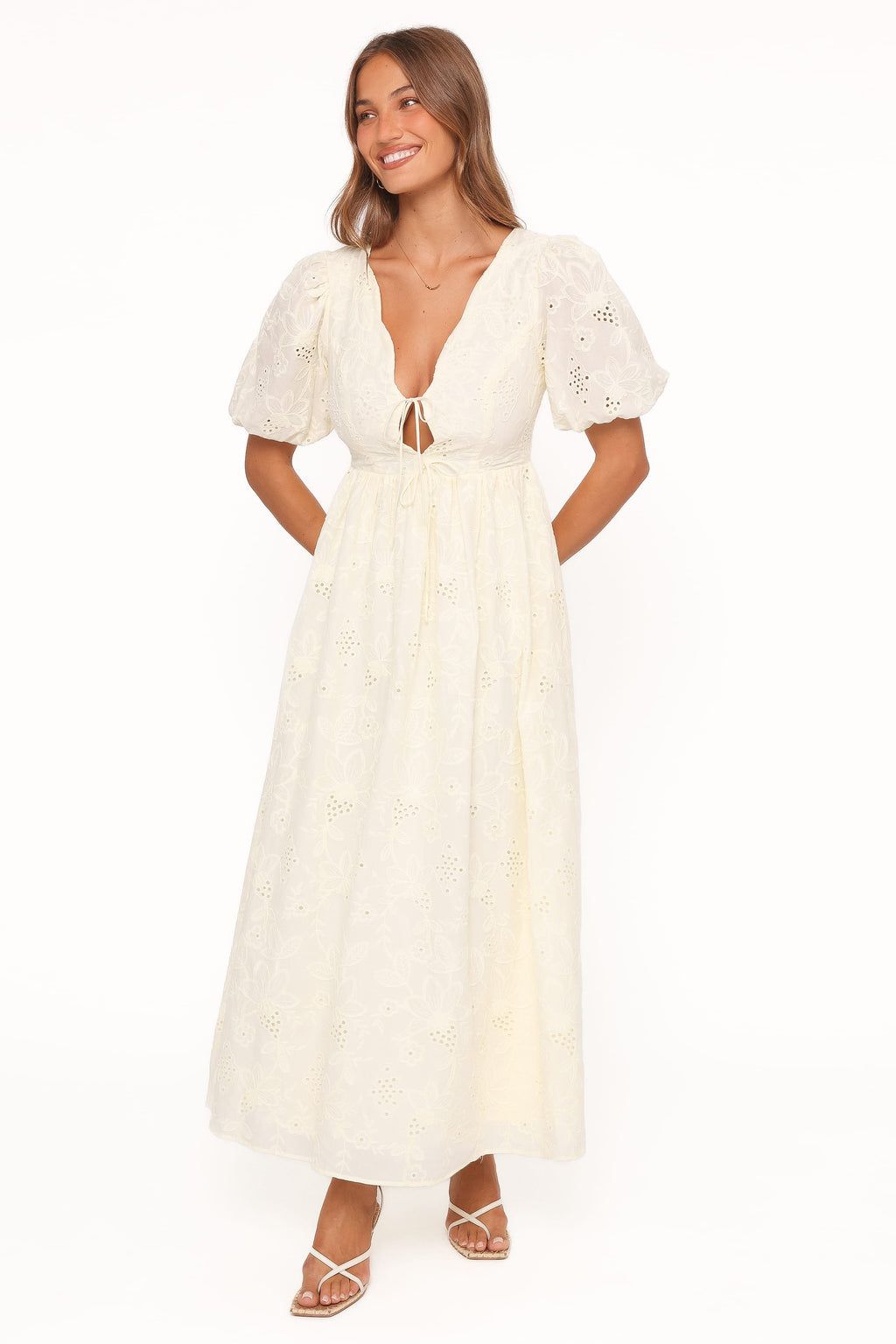 Maxi Dress - Butter Yellow Floral