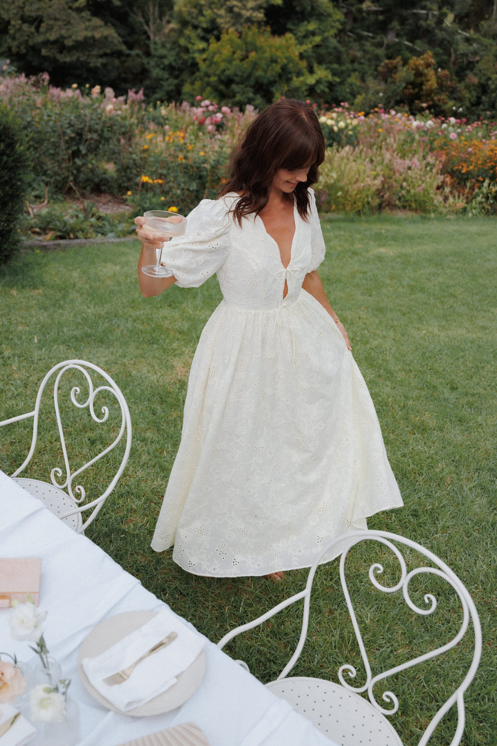 Maxi Dress - Butter Yellow Floral