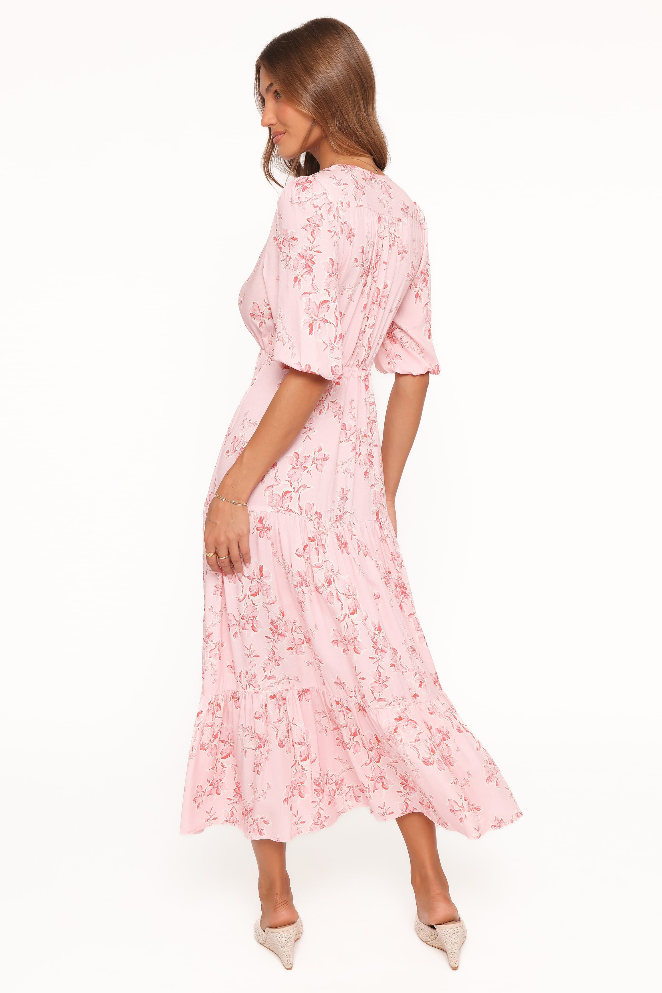Maxi Dress - Rose Pink Floral