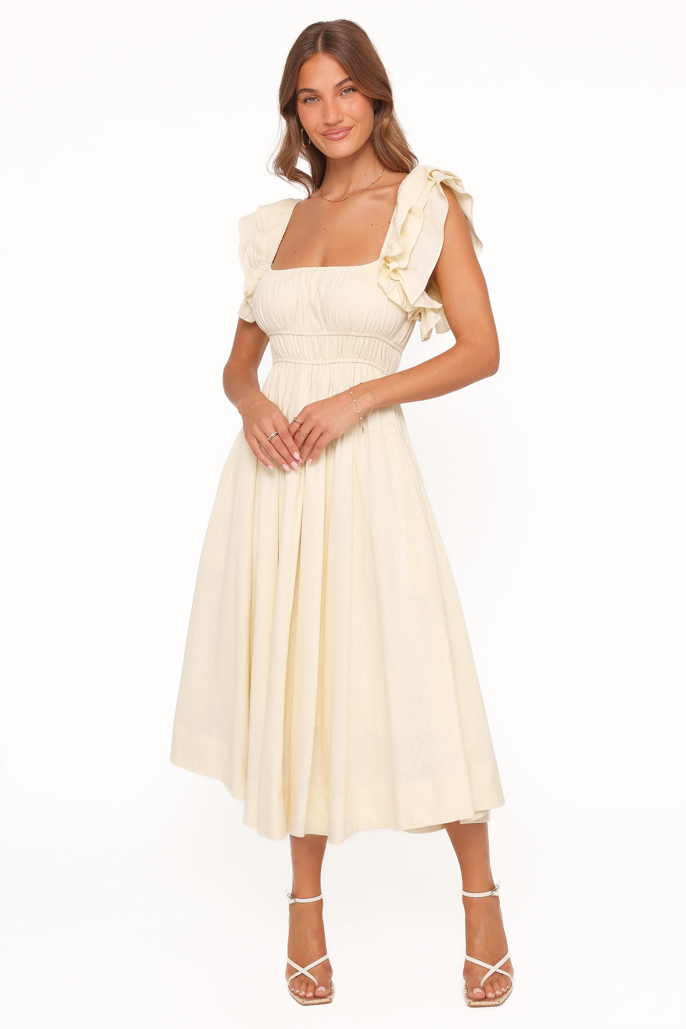 Midi Dress - Butter Yellow
