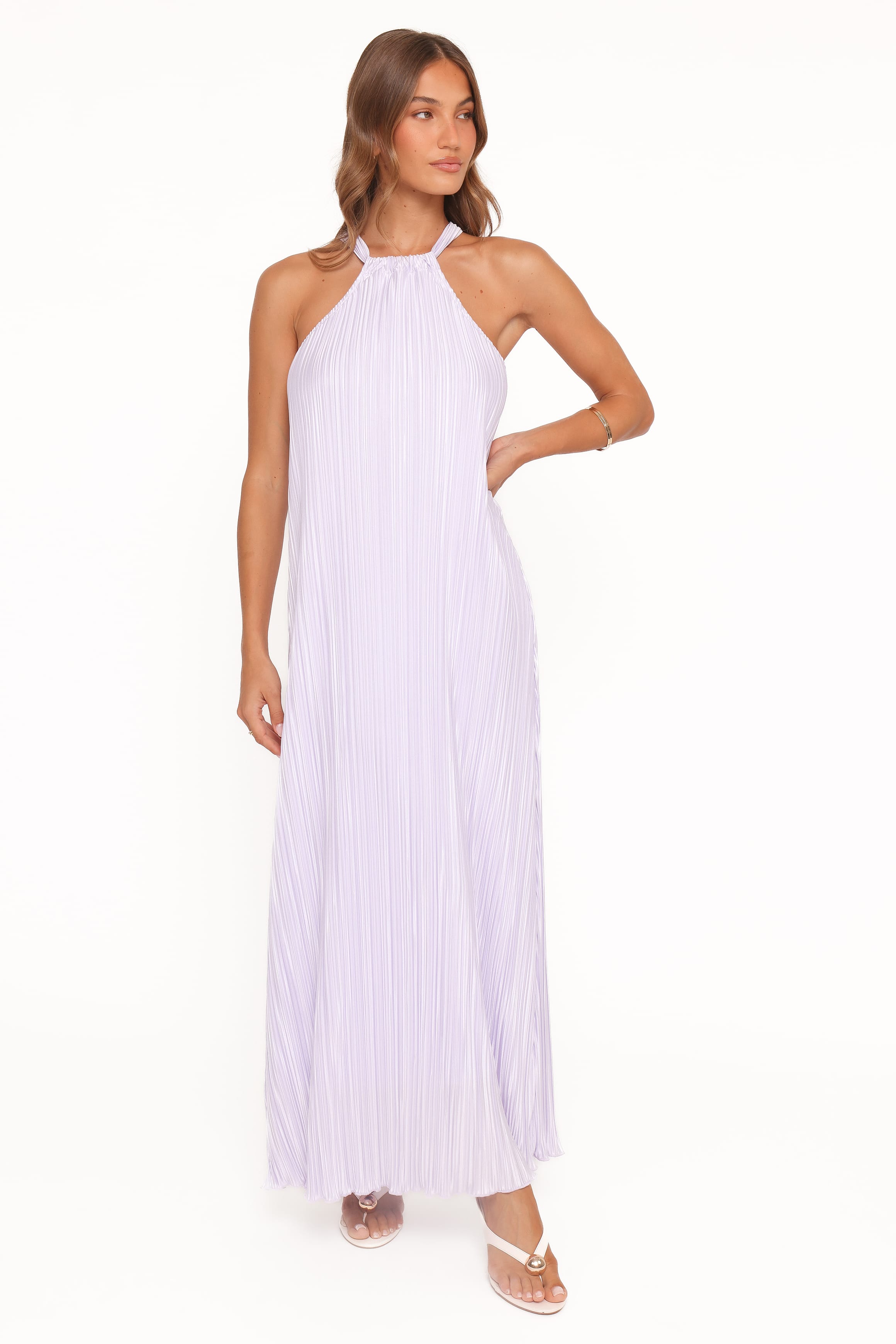 Halter Maxi Dress - Lavender
