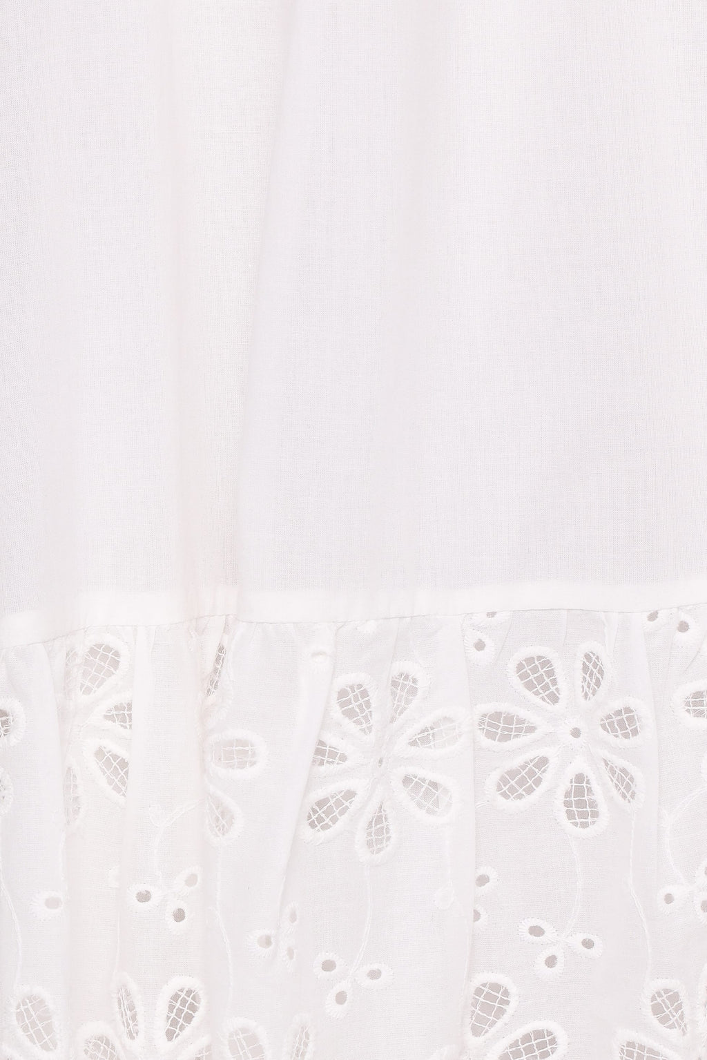 Maxi Dress - White Floral Short Sleeve