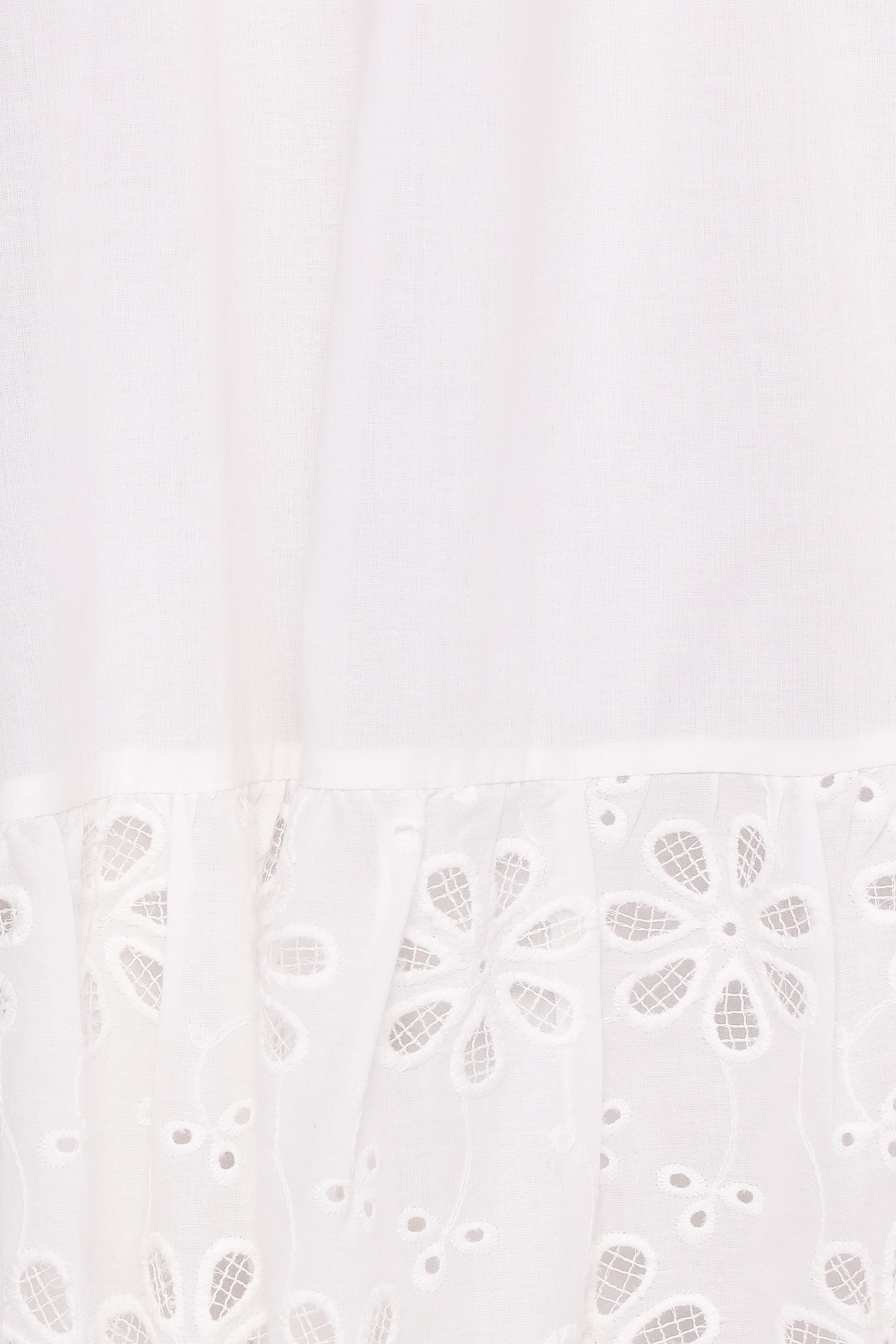 Maxi Dress - White Floral Short Sleeve