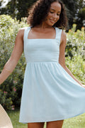 Mini Dress - Pale Blue