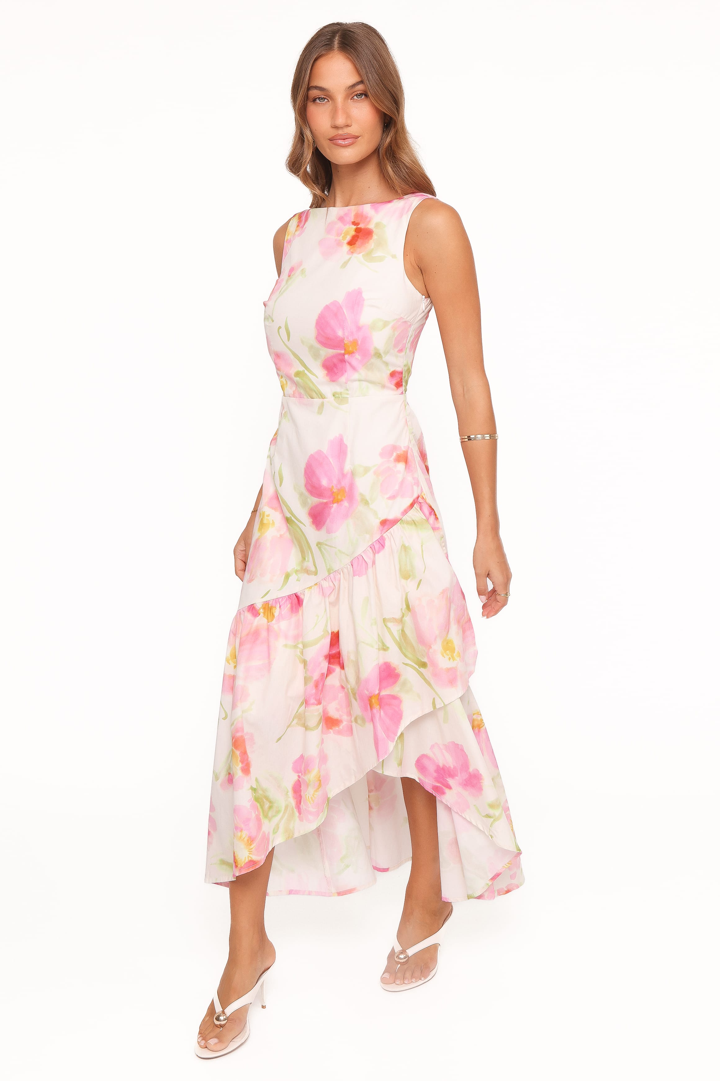Maxi Dress - Pink Garden Floral