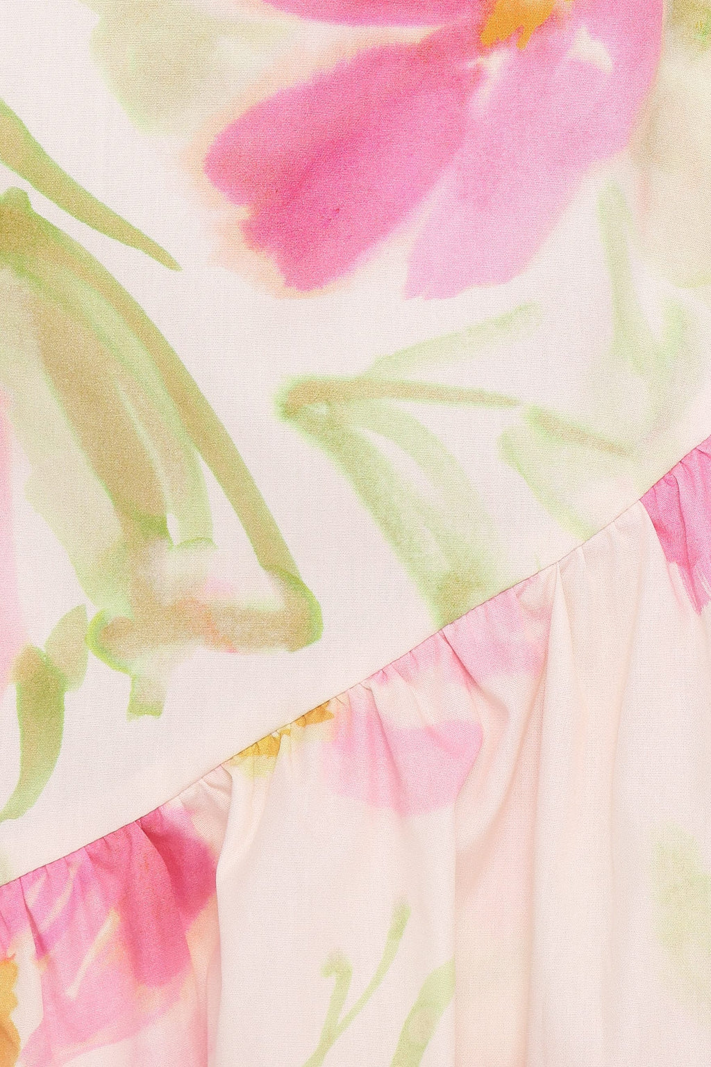 Maxi Dress - Pink Garden Floral