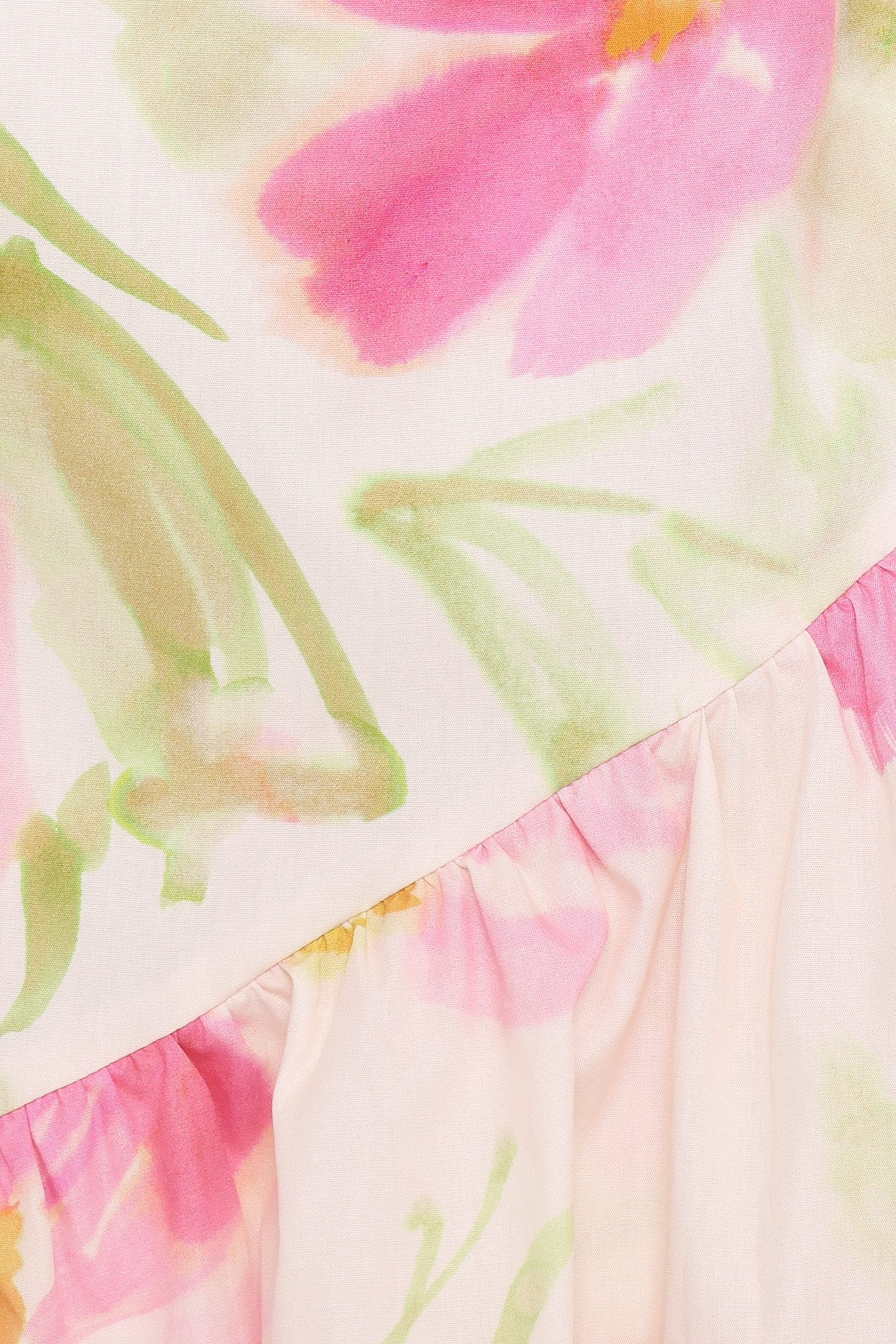Maxi Dress - Pink Garden Floral