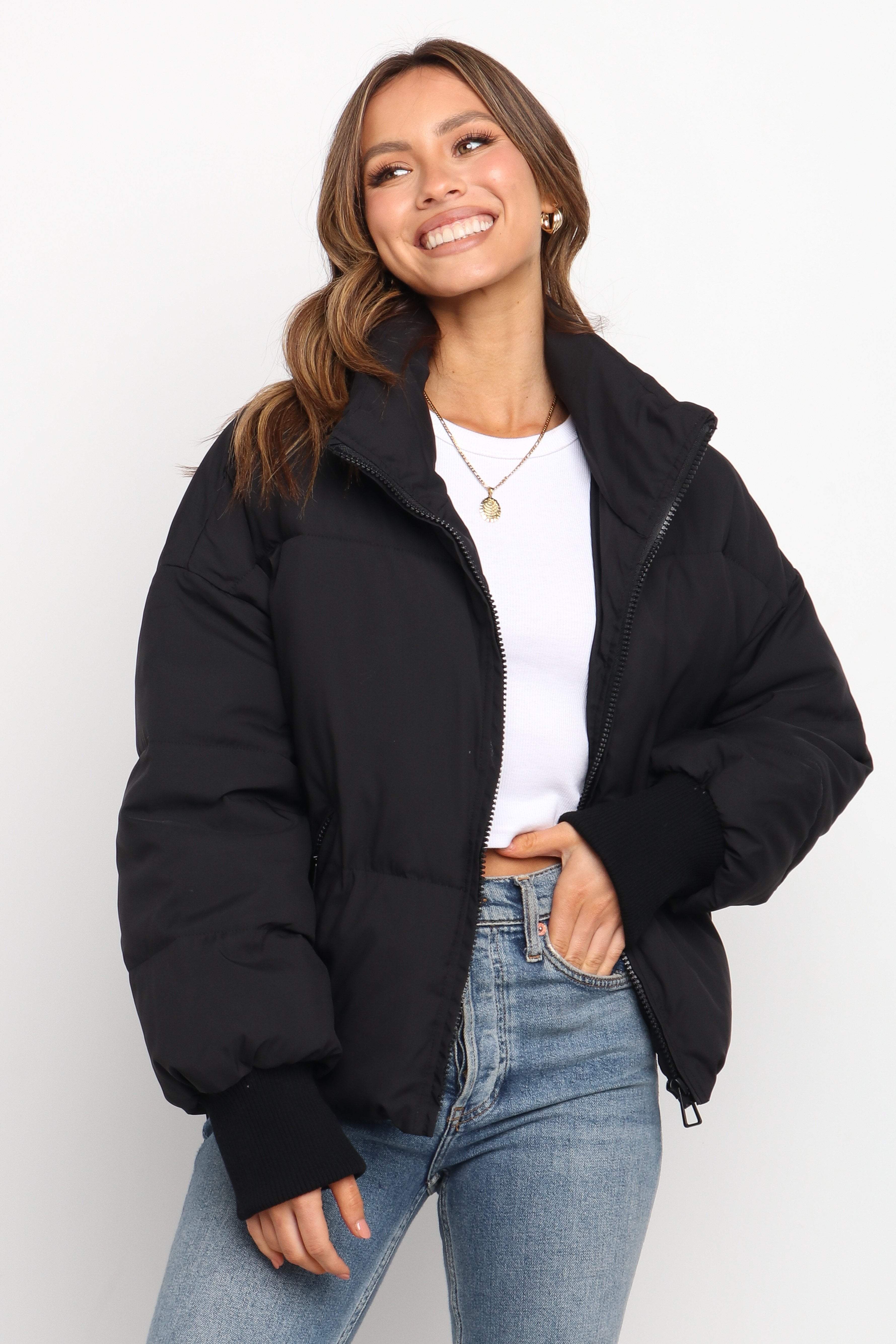 Puffer Jacket - Black