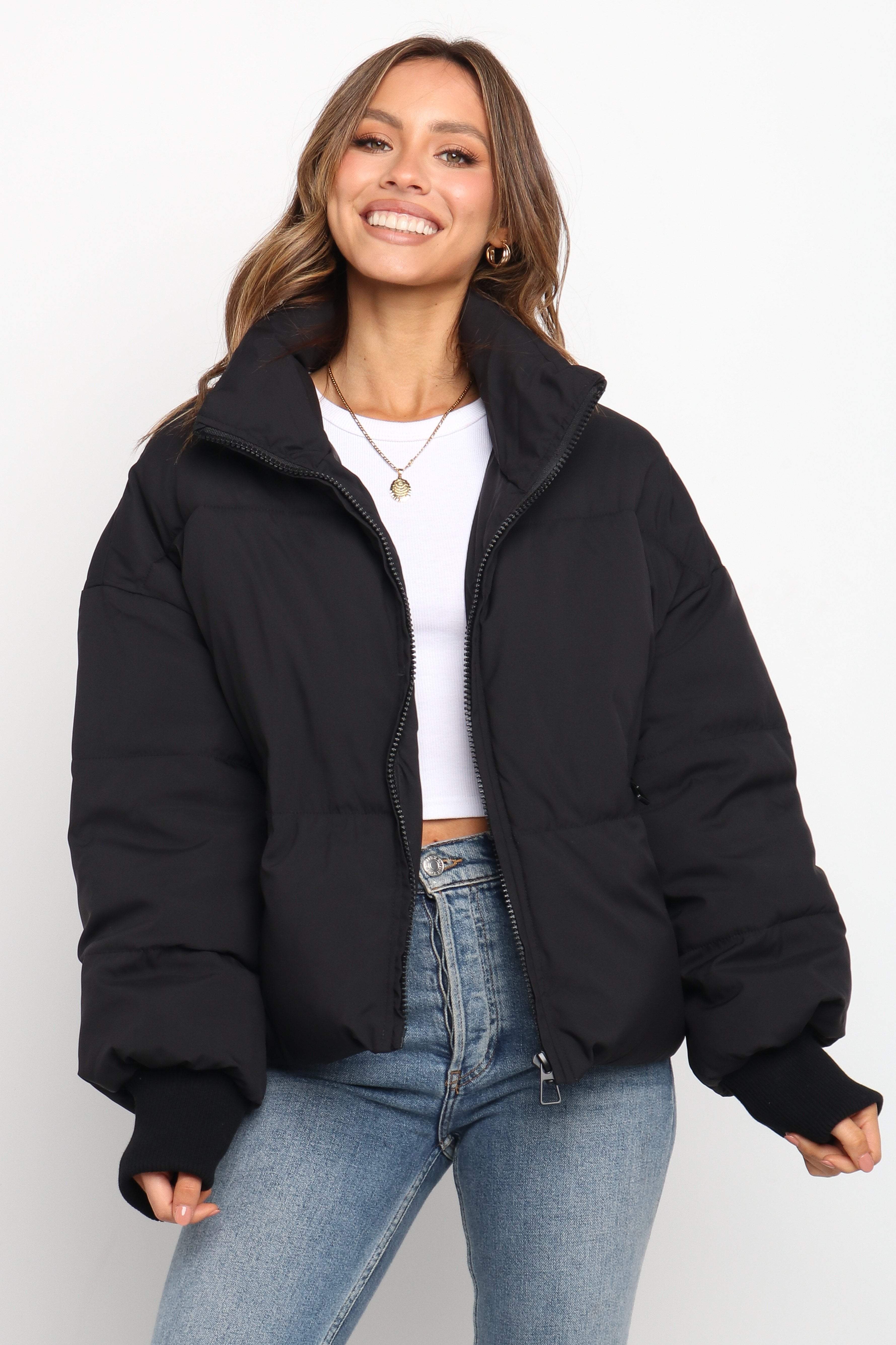 Puffer Jacket - Black