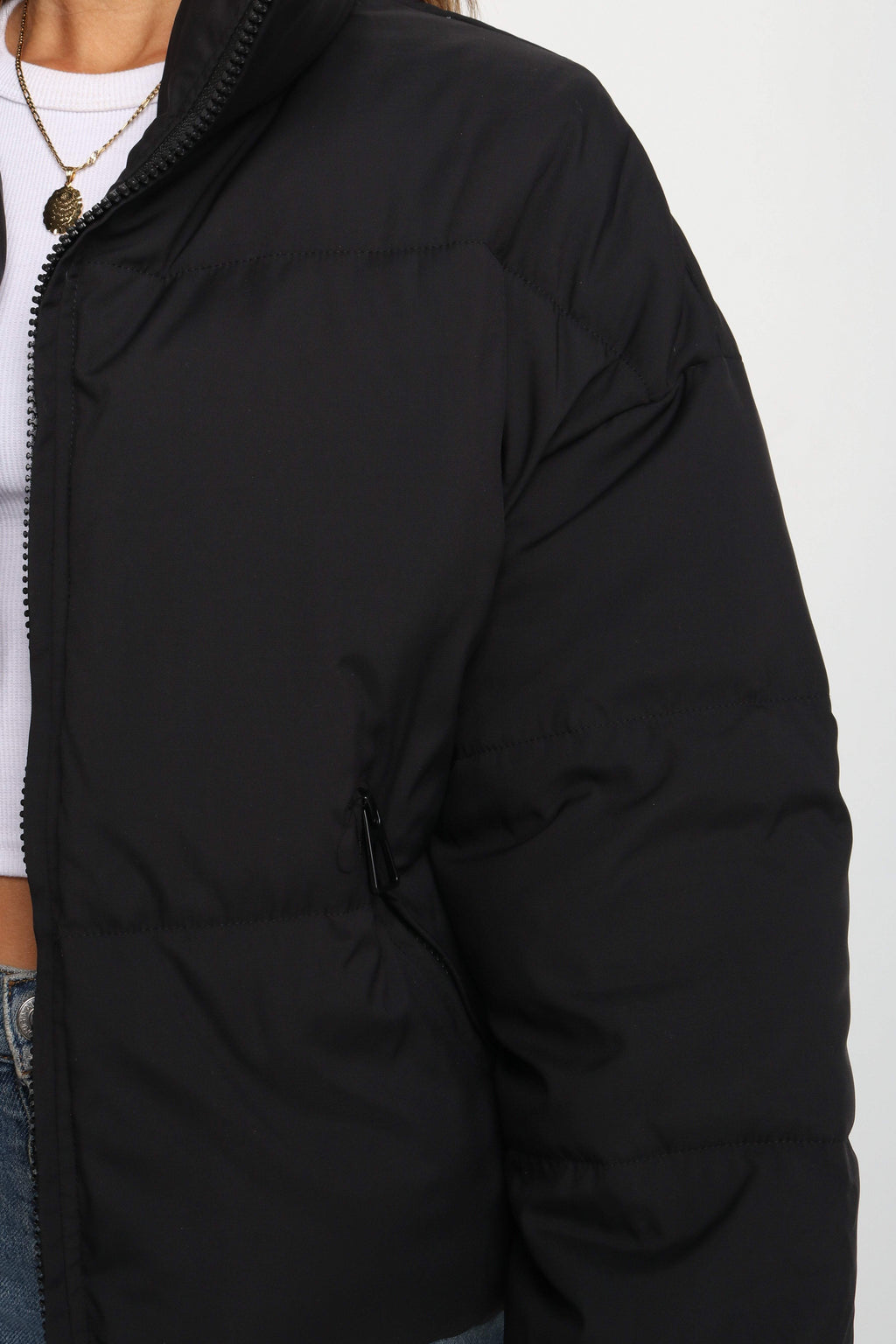Steppjacke – Schwarz