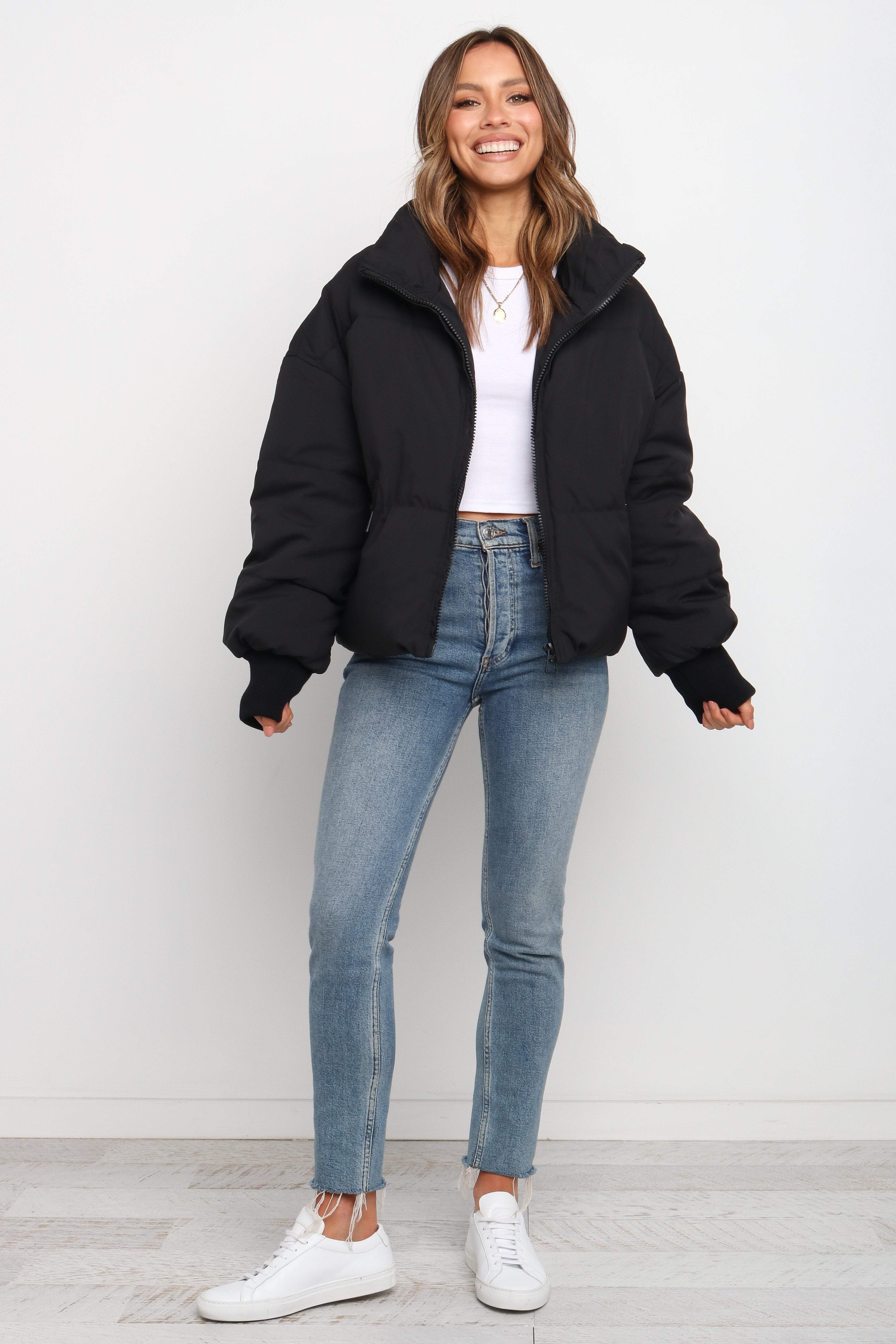 Puffer Jacket - Black