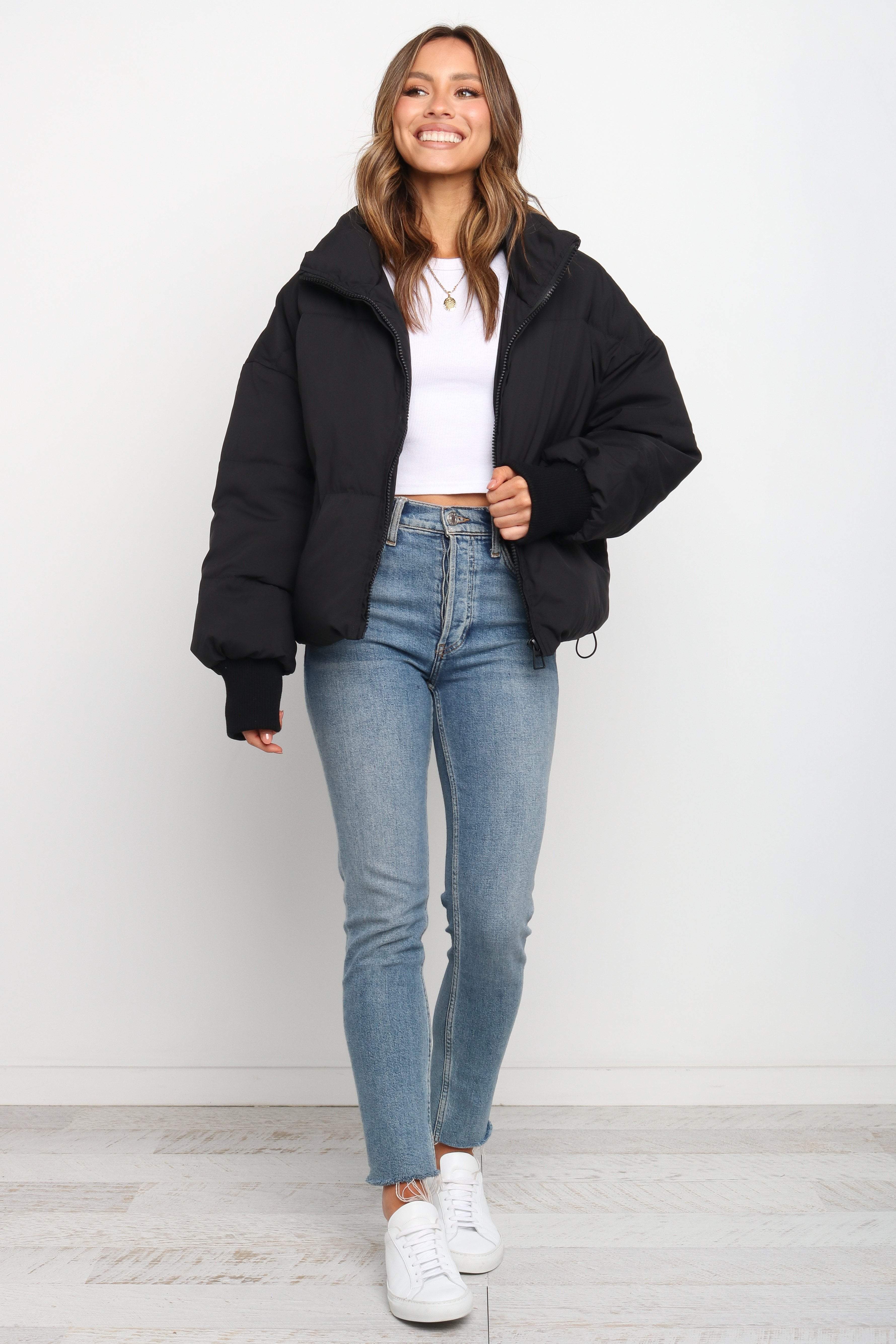 Puffer Jacket - Black